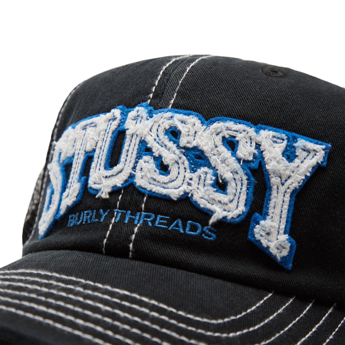 Stussy Md Burly Threads Trucker (Black)
