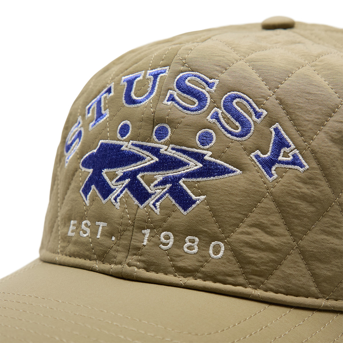 Stussy Md Quilted Surfwalk Cap (Khaki)