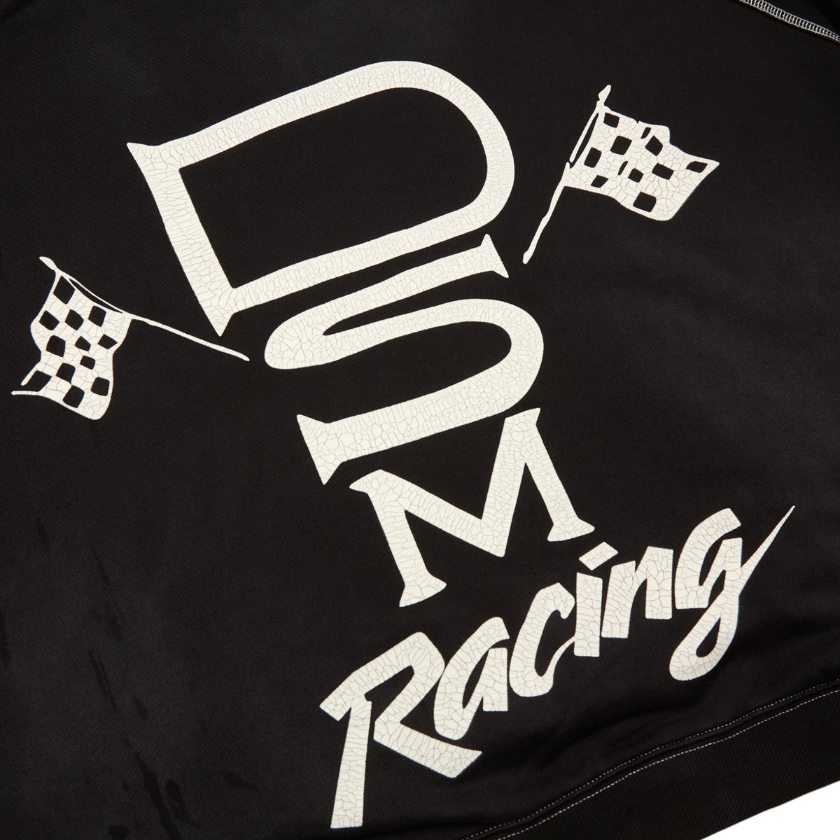 Diet Starts Monday Contrast Stitch Hoodie (Vintage Black)
