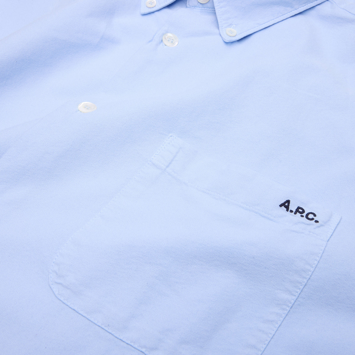 A.P.C. Mateo Logo Shirt (Light Blue)