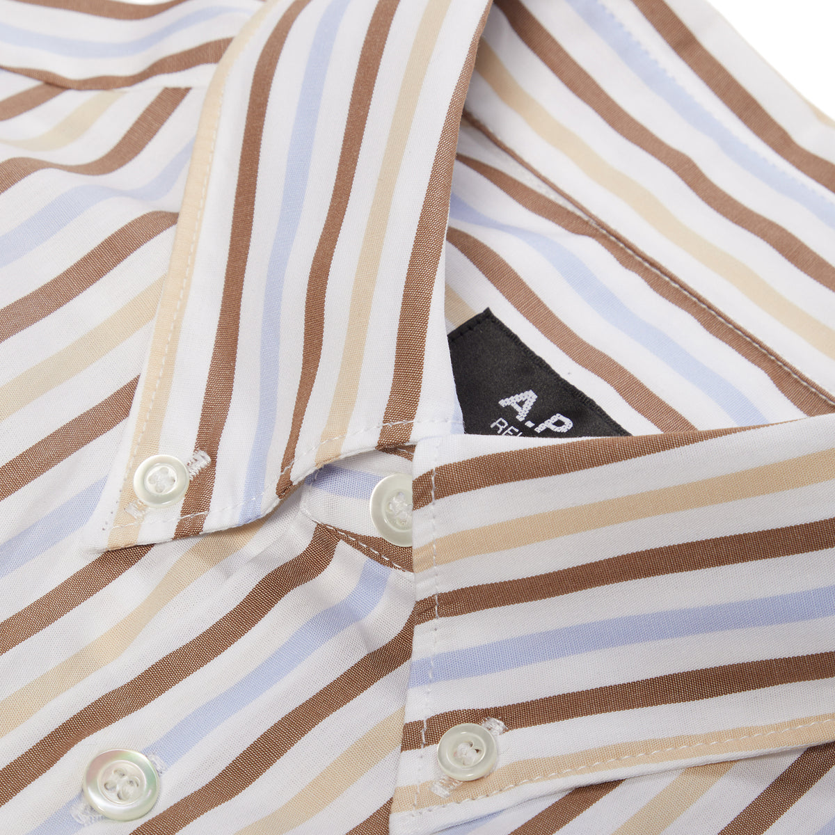 A.P.C. Chemise Mateo Logo (Vanilla)
