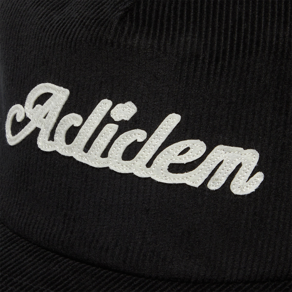 Adidem Asterisks Corduroy Felt Cap (Black)