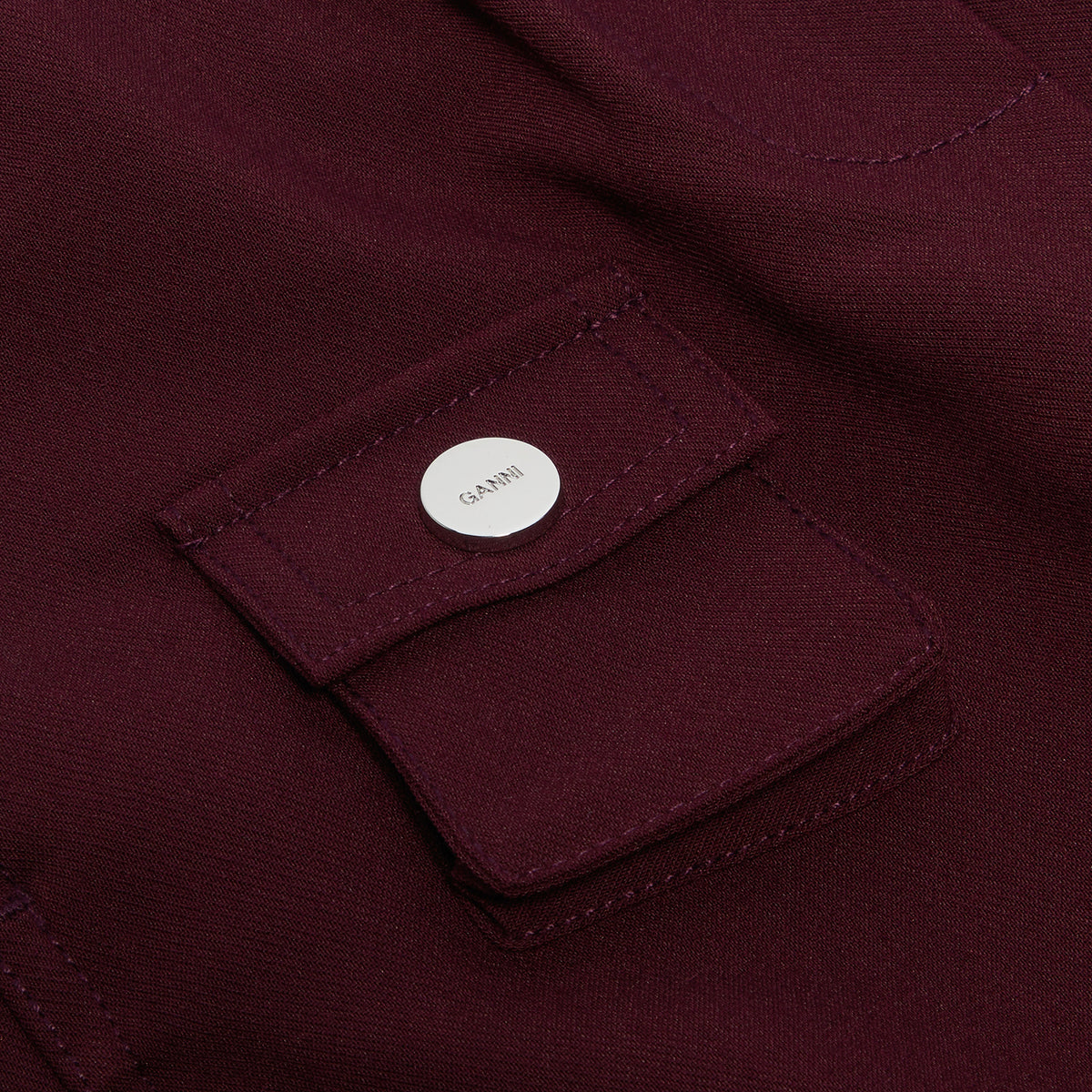 GANNI Future Twill Suiting Elasticated Pants (Port Royale)