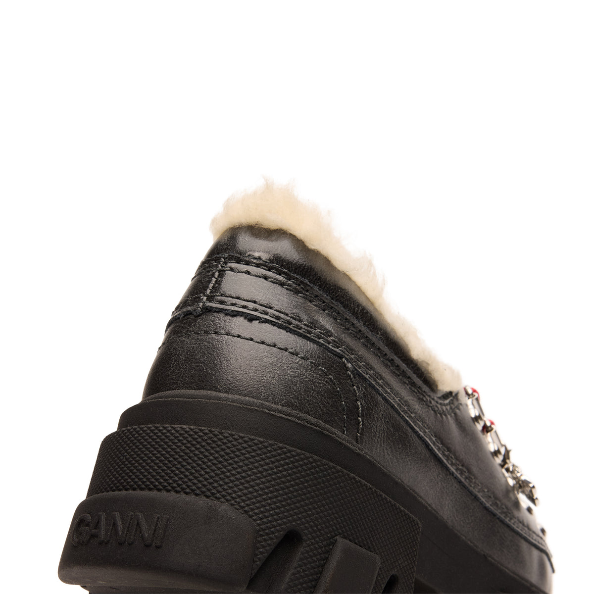 GANNI Cleated Derbies Vintage (Ebony)