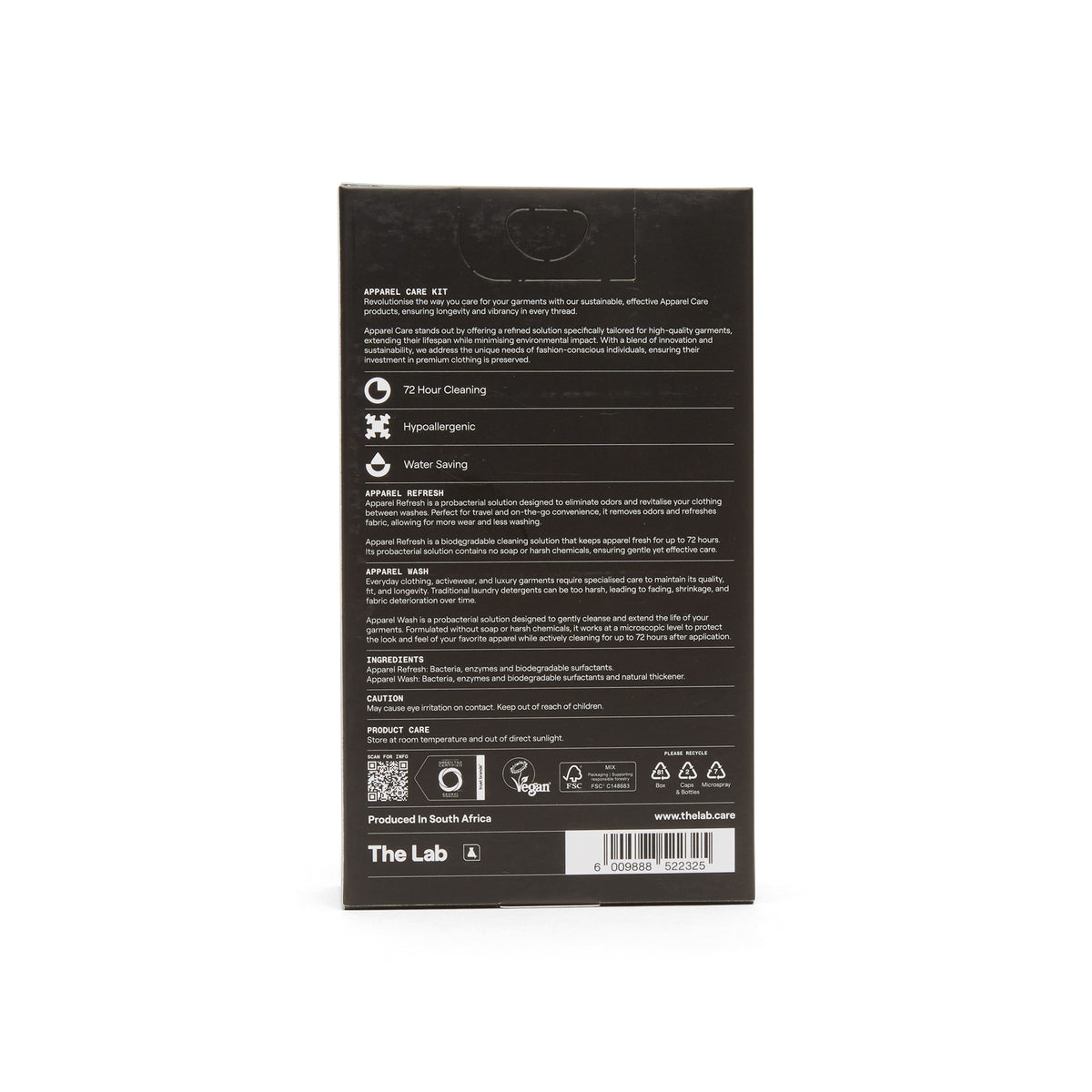The Lab Apparel Care Kit (Multi)