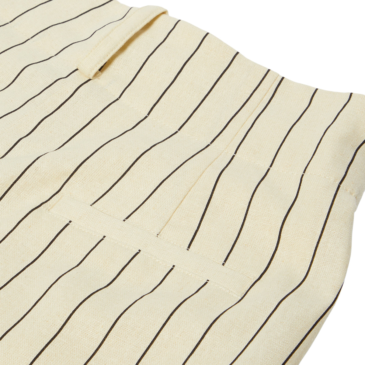 Simon Miller Bloo Linen Pant (Cream pinstripe)