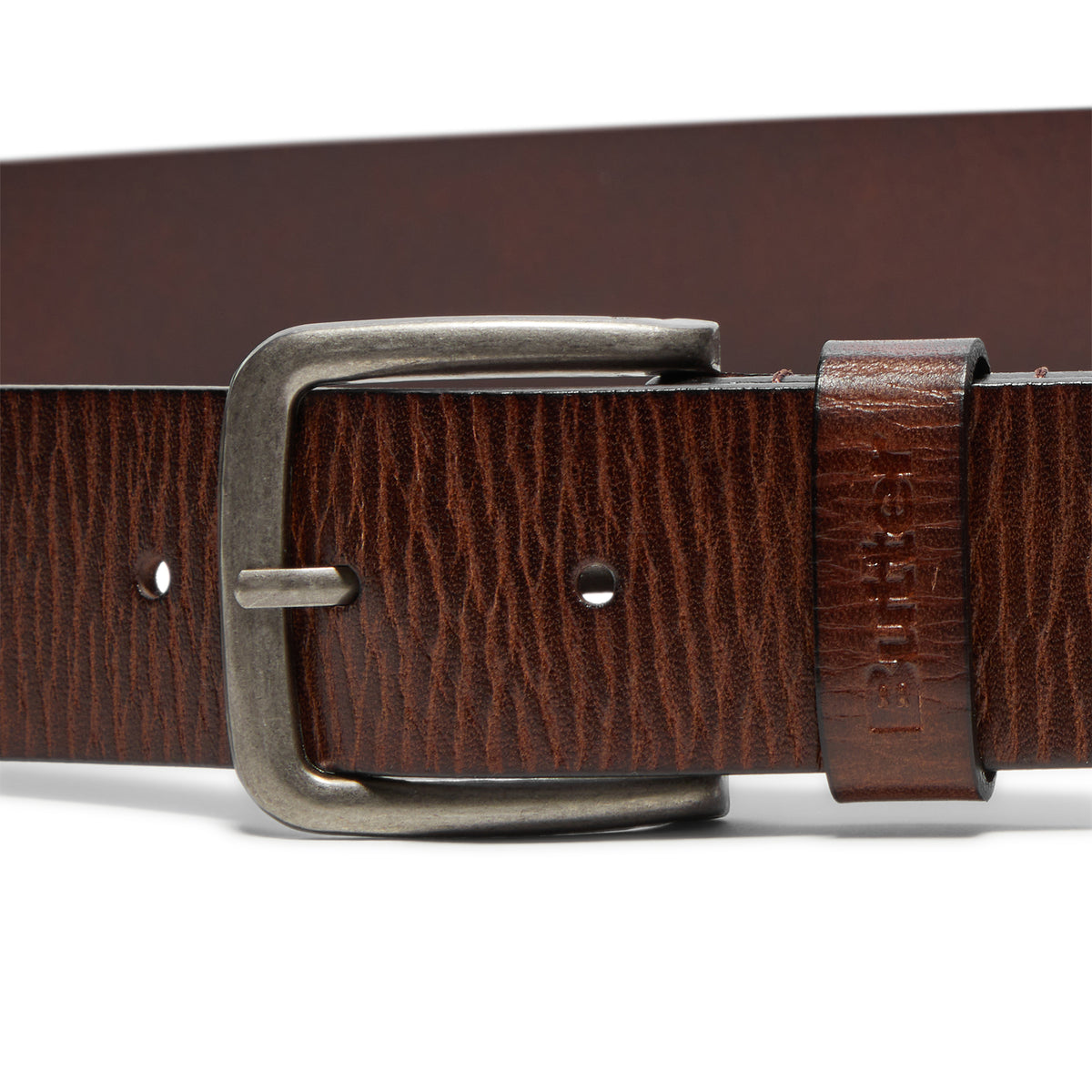 Butter Goods Distressed Leather Belt (Brown)