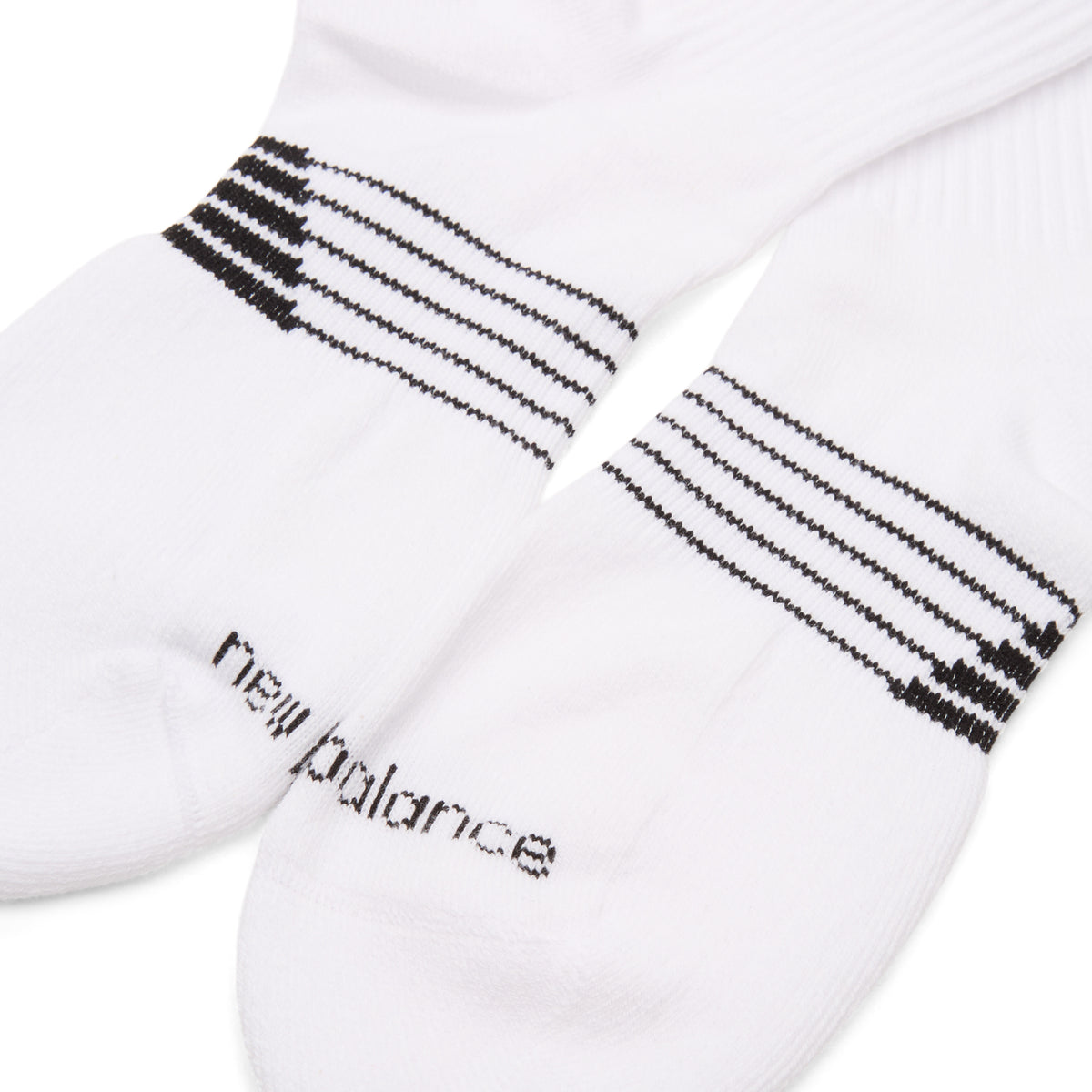 New Balance Active Numeric Crew Socks 3 Pack (White)