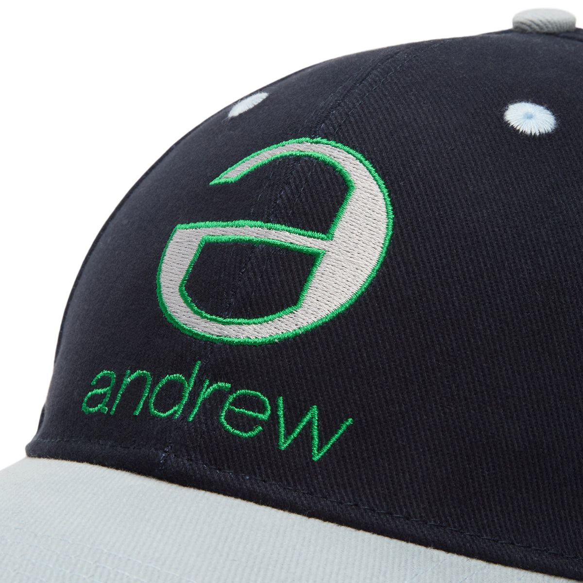 Andrew Lowercase 6 Panel Dad Hat (Blue)