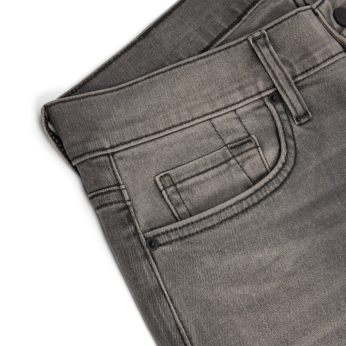 CNCPTS Coated Straight Denim (Black/Grey)