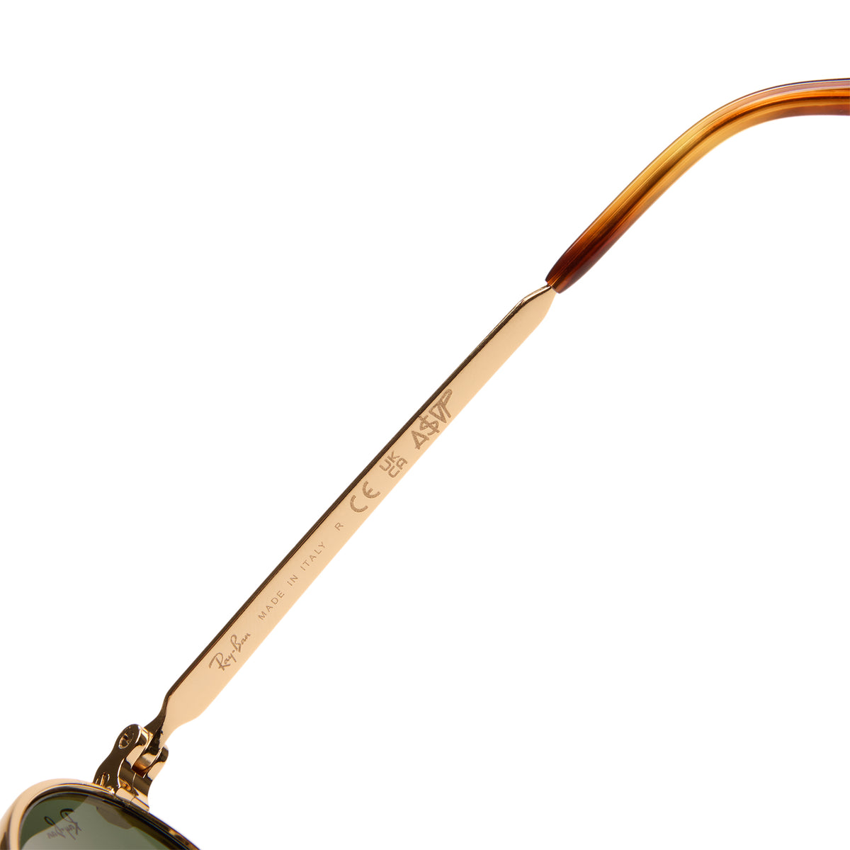 Ray-Ban x A$AP Rocky Bold Metals (Gold/Green)
