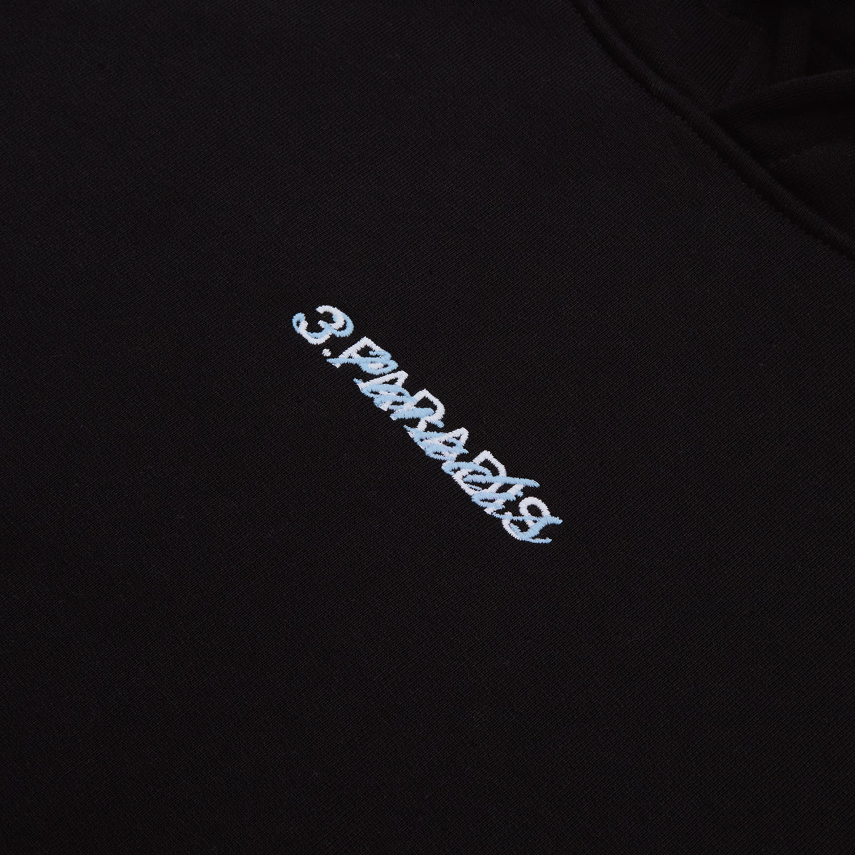 3.Paradis Double 3.Paradis Hooded Sweater (Trueblack)