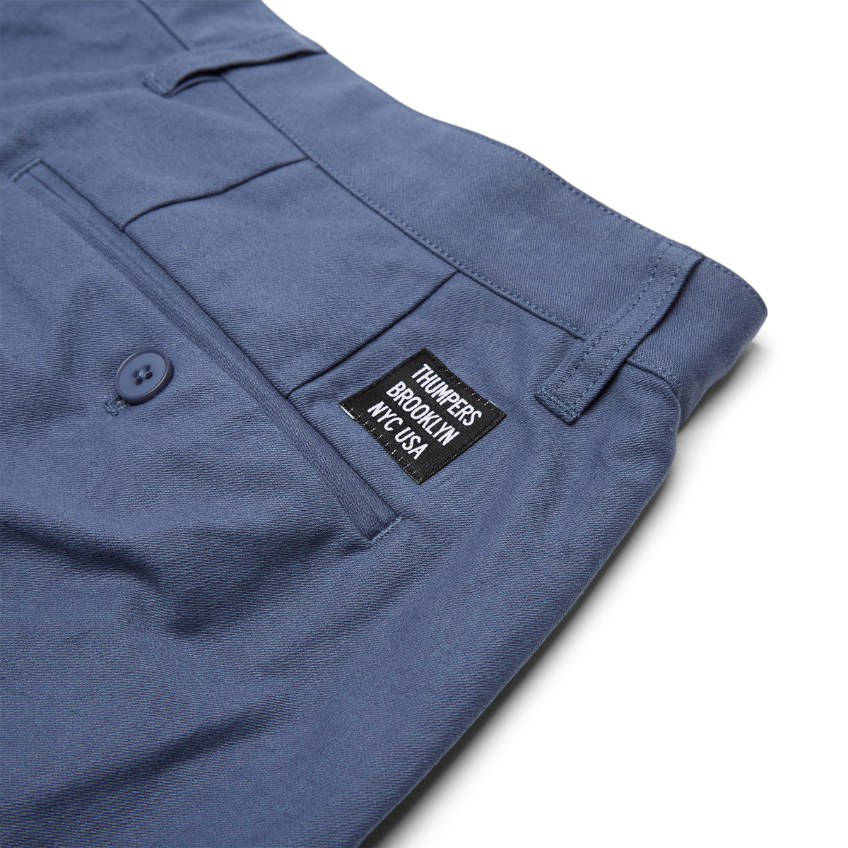 THUMPERS NYC Tuck Pants (Blue Gray)