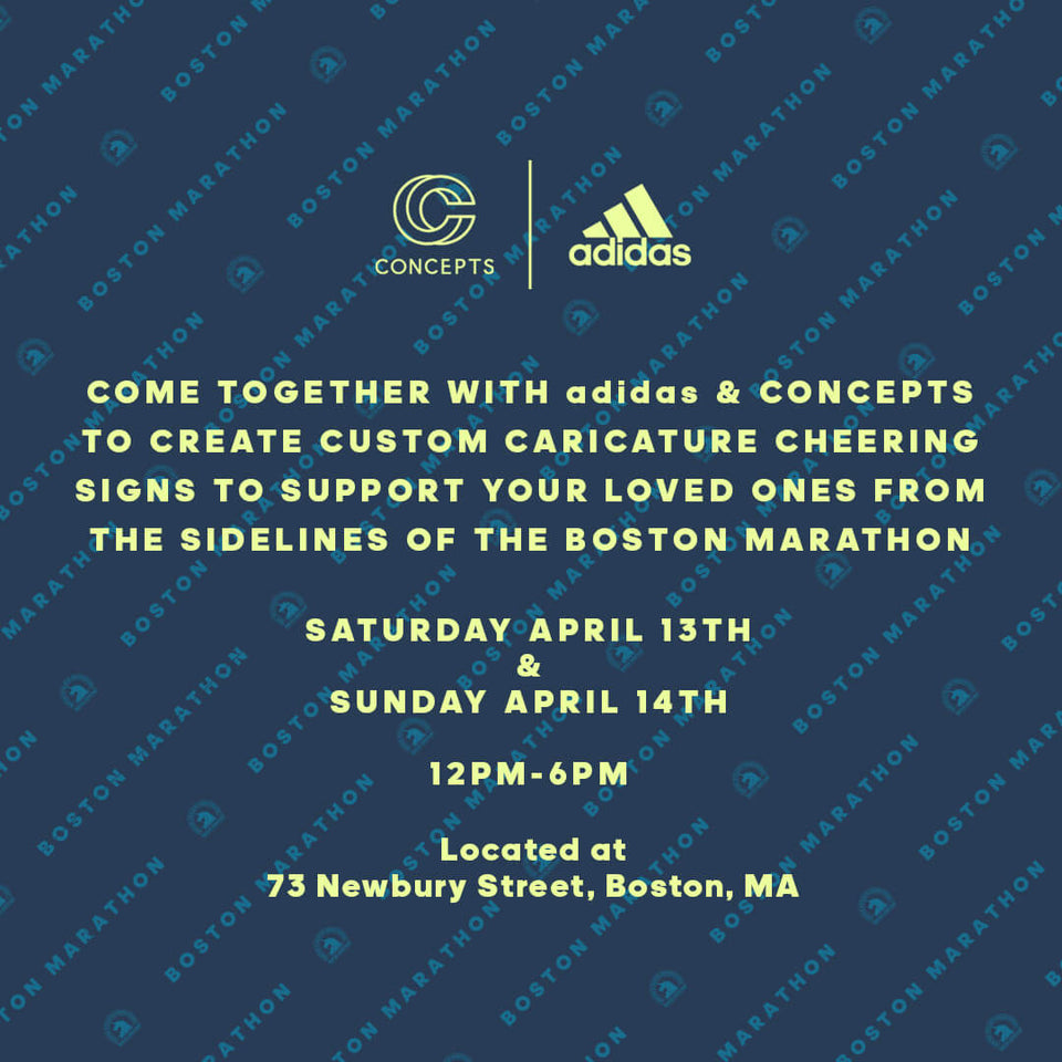 Concepts & adidas Celebrate the 2019 Boston Marathon