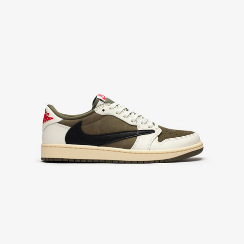 Travis Scott x Air Jordan 1 Low OG SP 'Medium Olive' Online Drawing