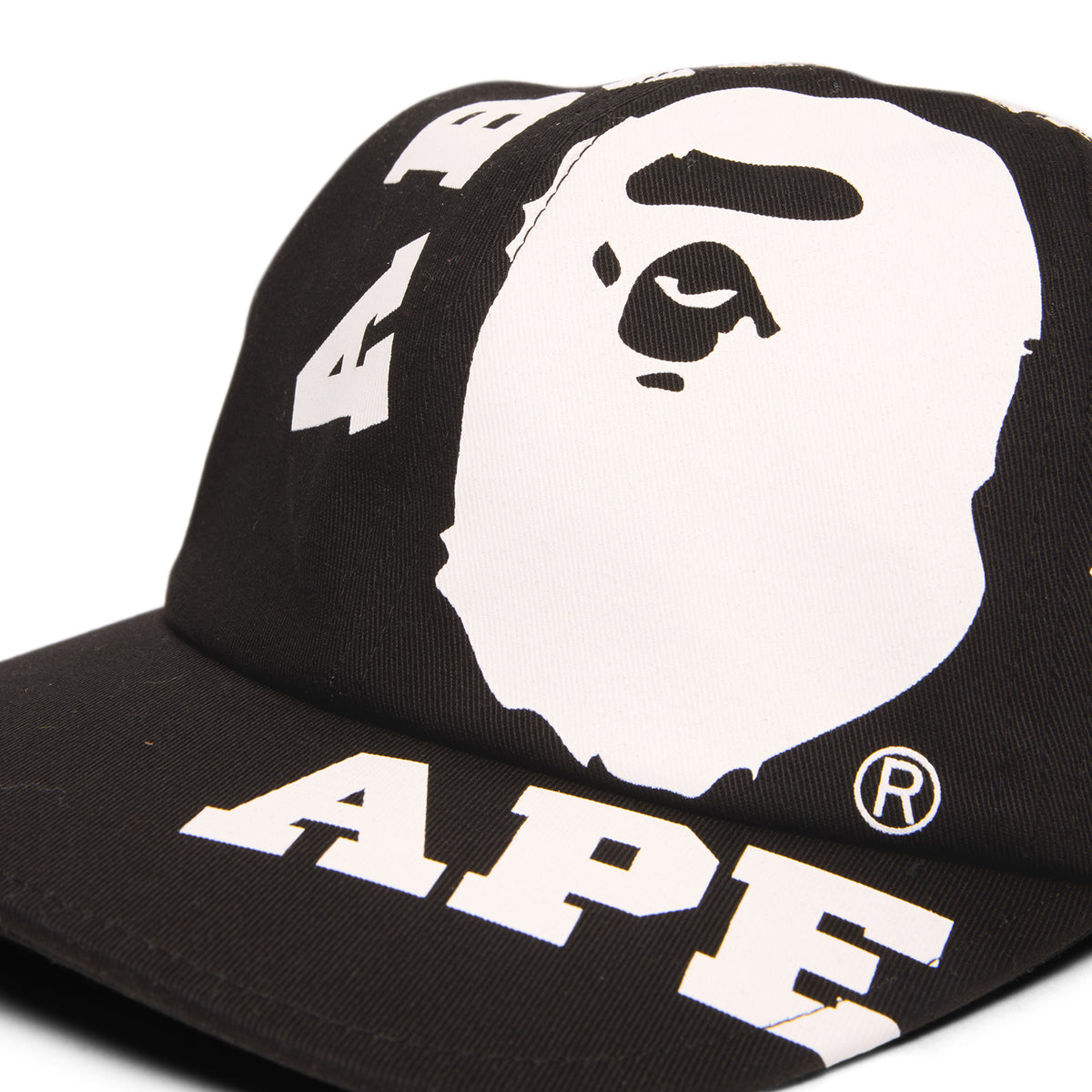 A Bathing Ape Big College Cap (Black)