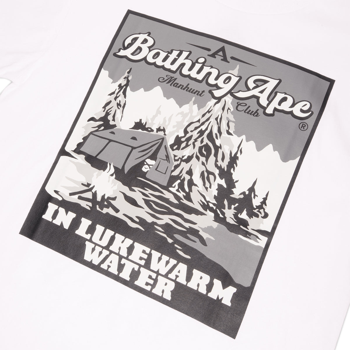 A Bathing Ape Base Camp Tee (White)