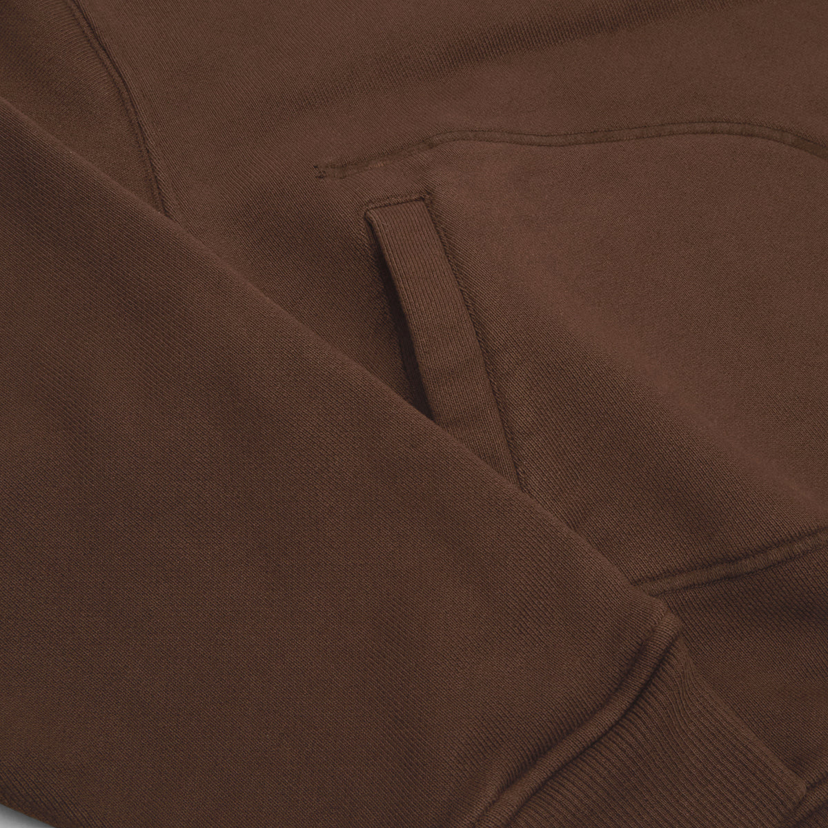 Brain Dead Half Zip Collared Sweatshirt (Brown)