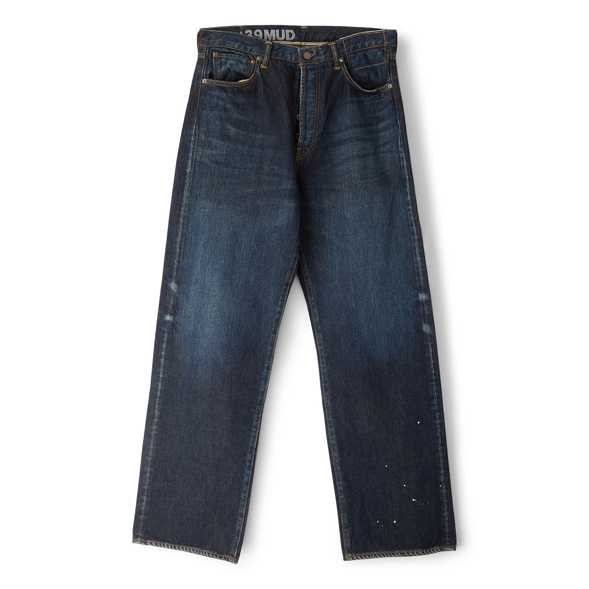 Visvim Social Sculpture 01 Wide DMGD-39 Mud (DK Indigo L32)