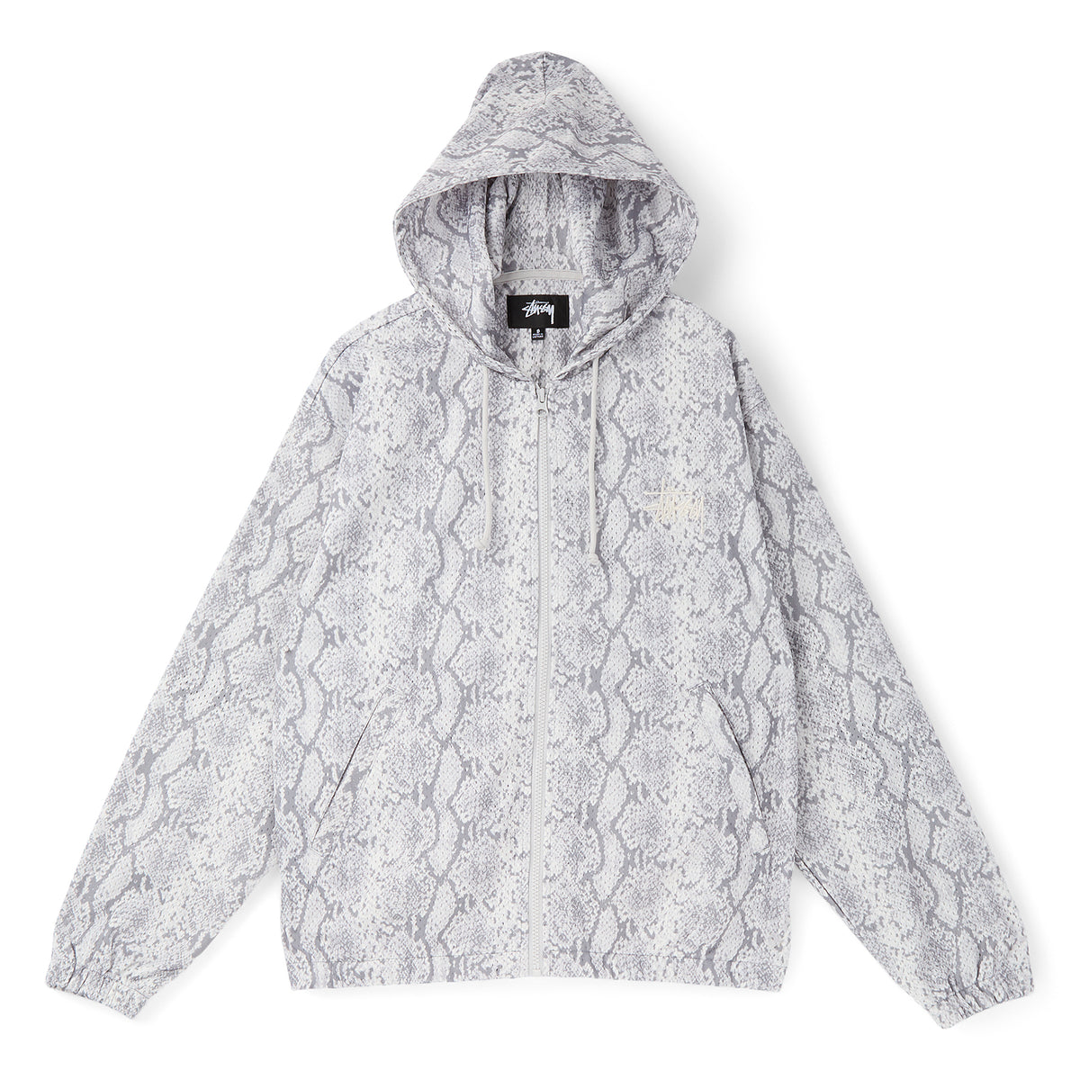 Stussy Athletic Mesh Zip Hood (Snake)