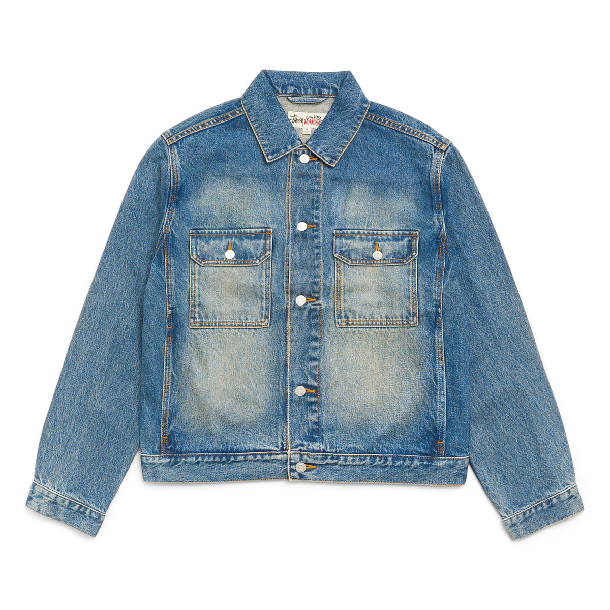Stussy Trucker Denim (Dark Wash Indigo)
