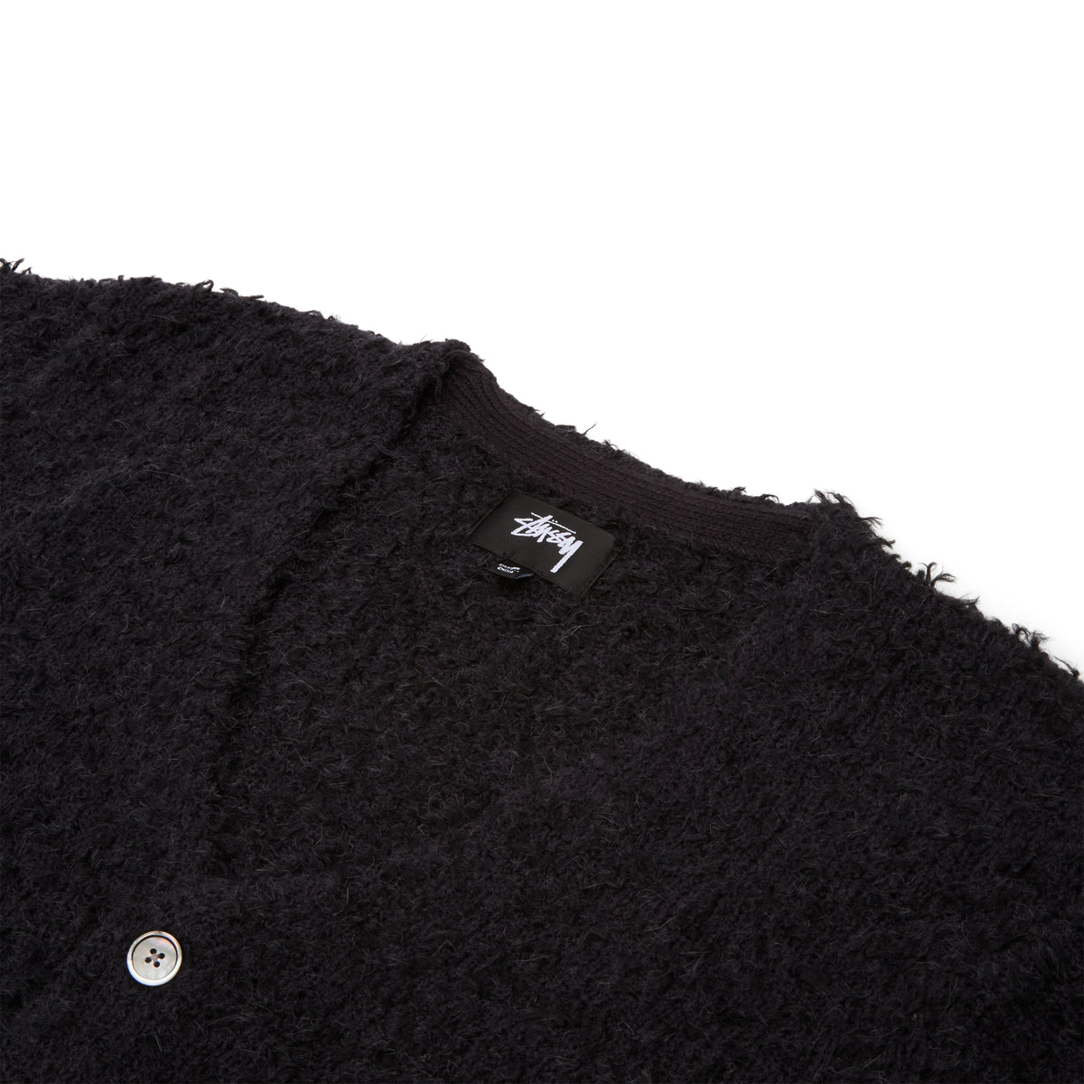 Stussy Textured Cardigan (Black)