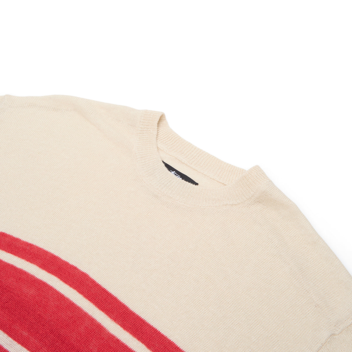 Stussy Striped Long Sleeve Sweater (Bone)