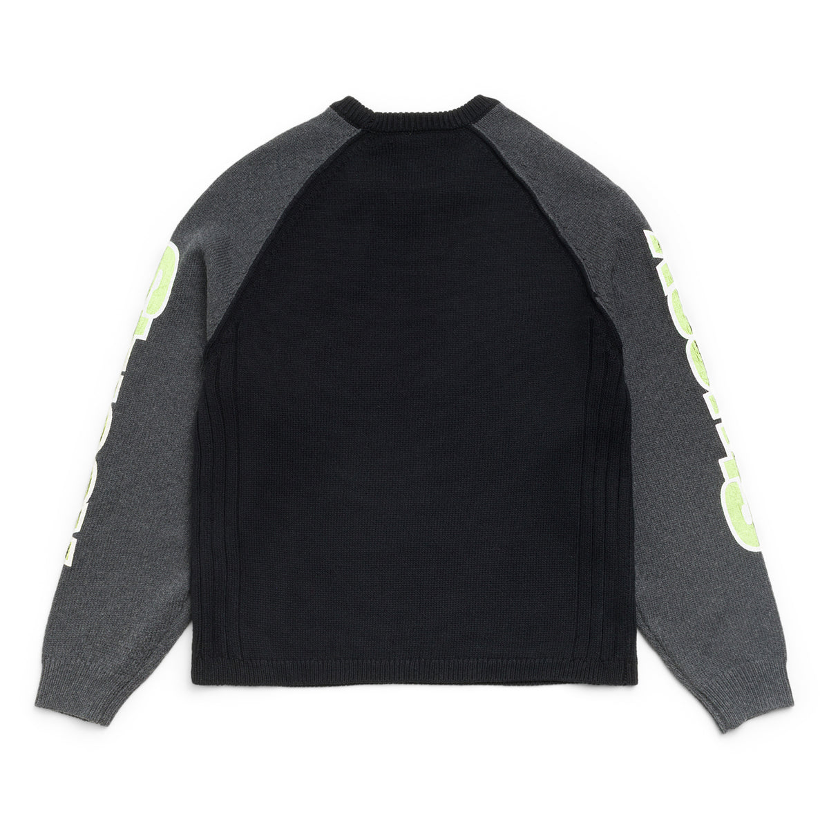 Stussy Two Tone Raglan Sweater (Black)