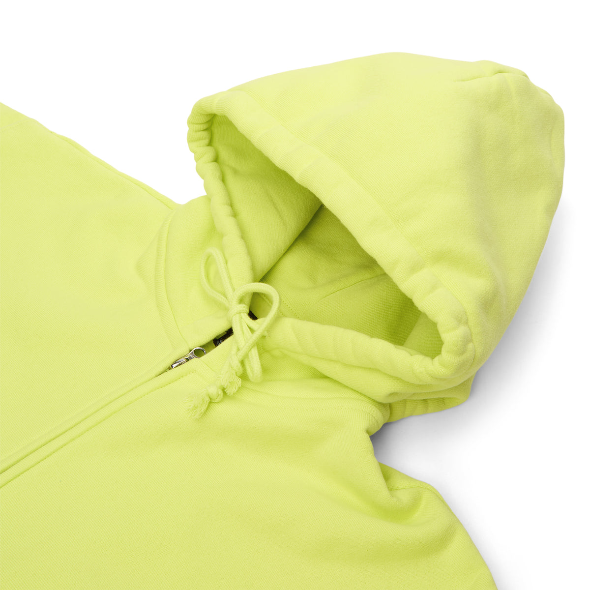 Stussy Cursive Applique Zip Hood (Lime)