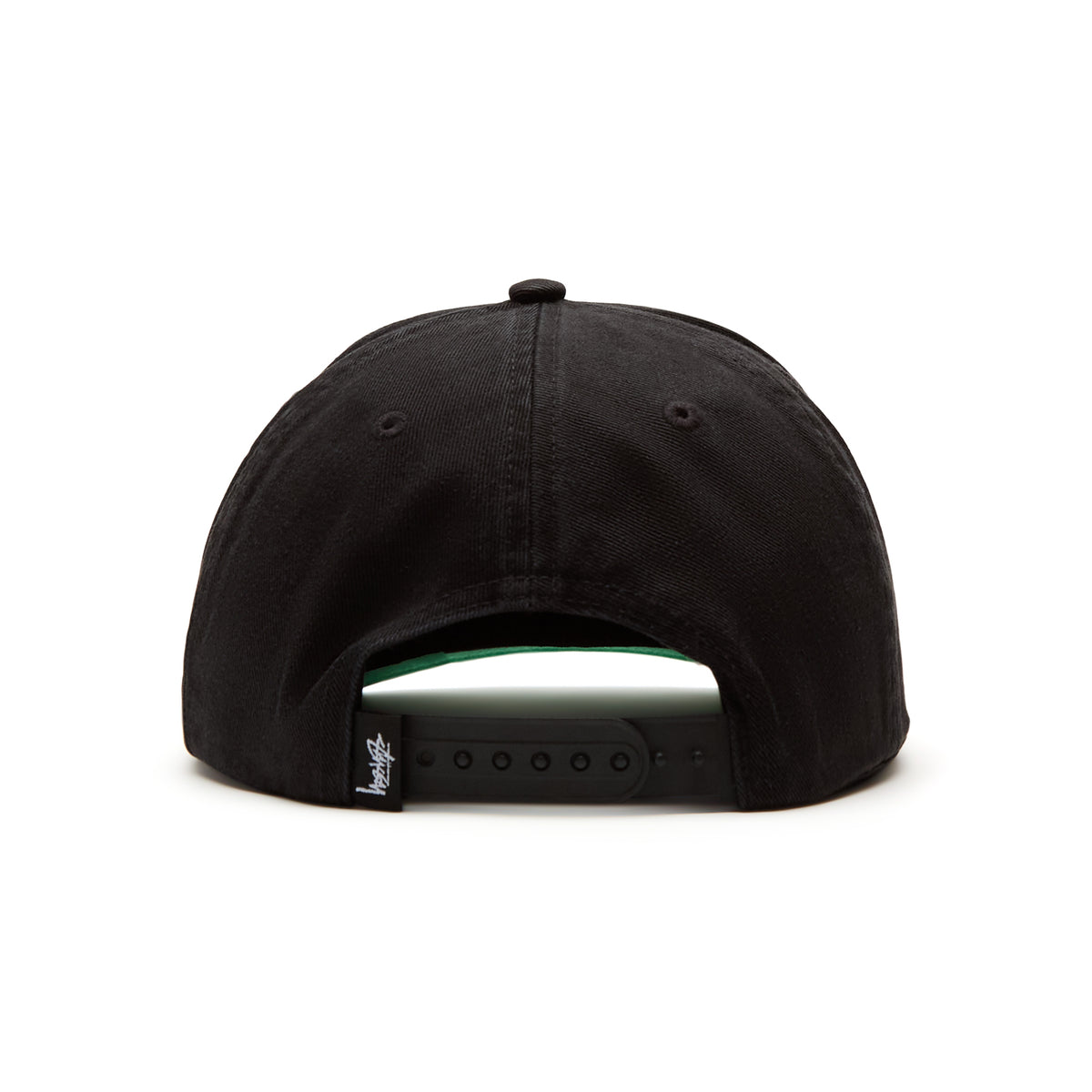 Stussy Big Stock Mid Depth Cap (Black)