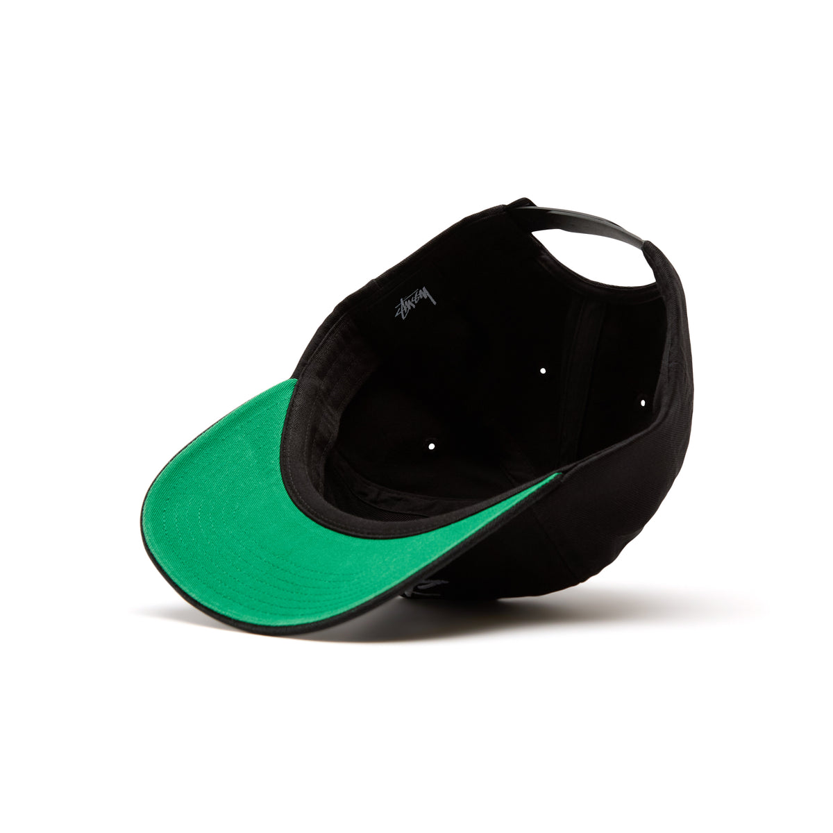 Stussy Big Stock Mid Depth Cap (Black)