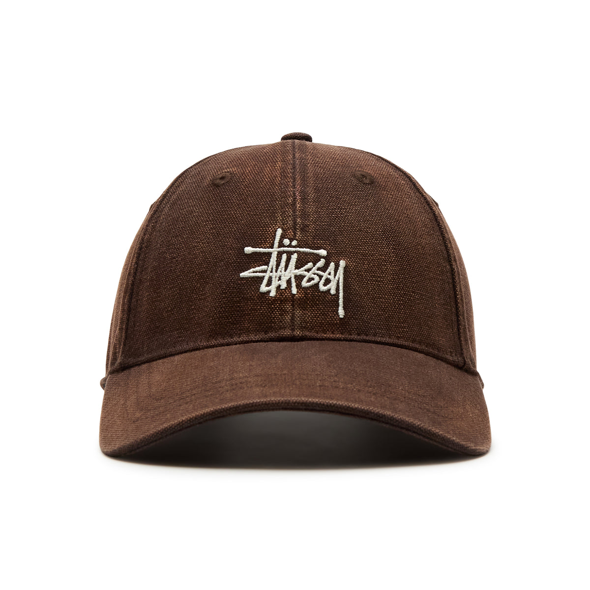 Stussy Lp Washed Basic Canvas Cap (Brown)