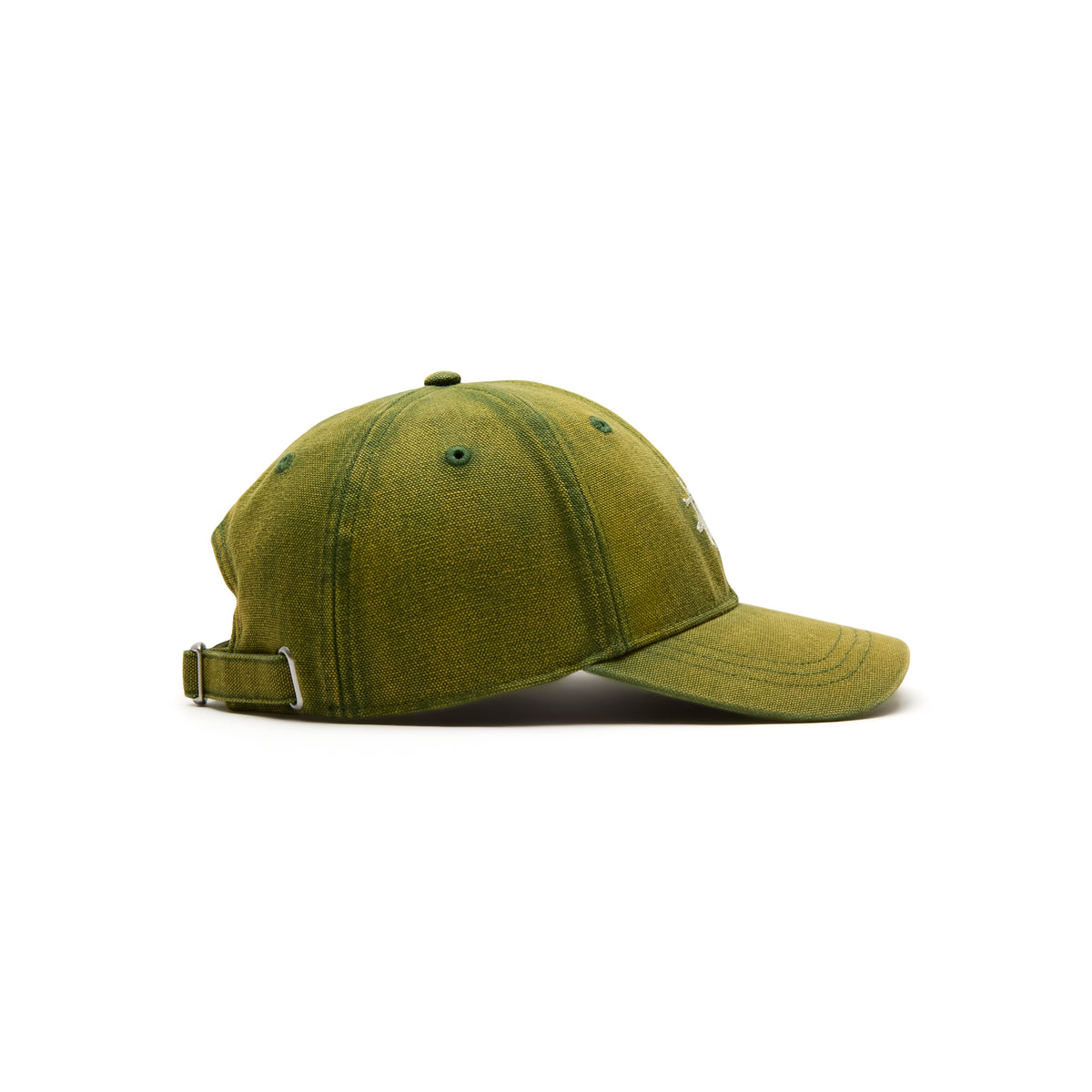 Stussy Lp Washed Basic Canvas Cap (Pine)