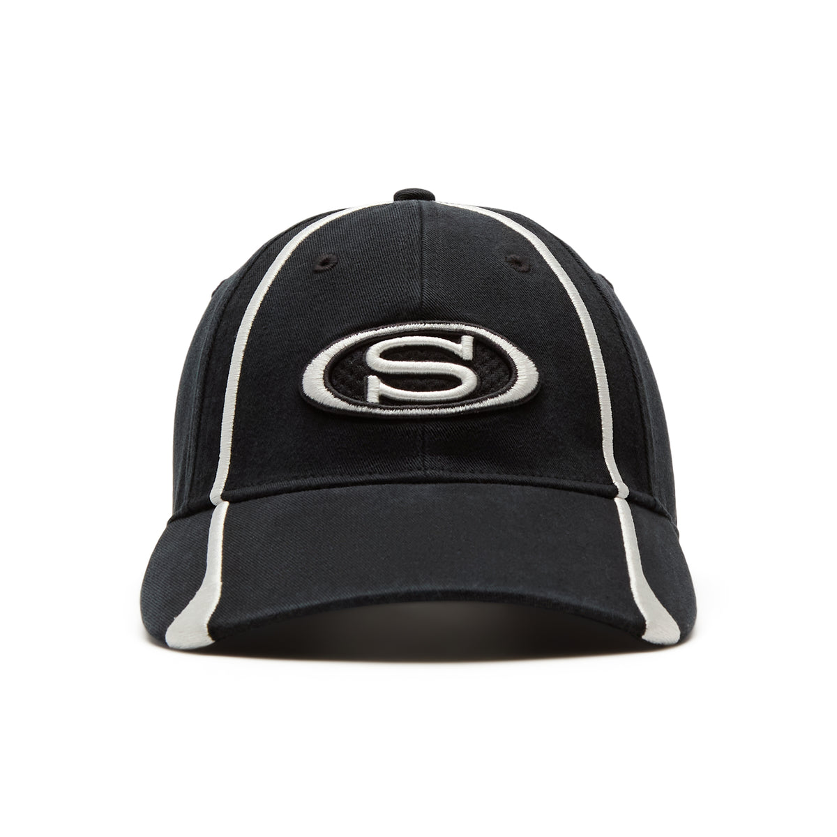 Stussy Lp S Oval Strapback Cap (Black)
