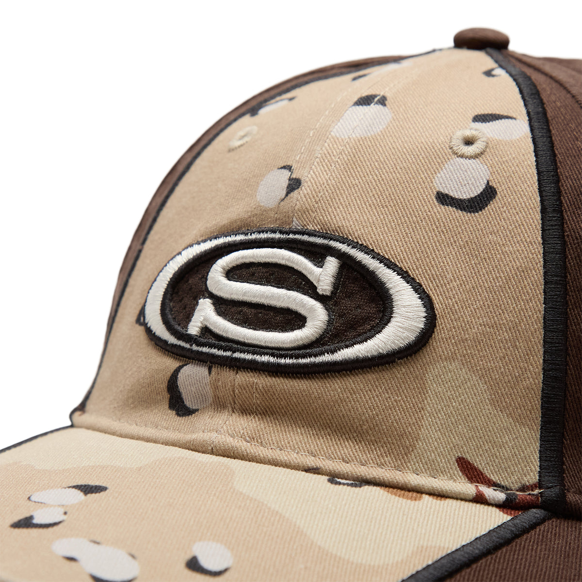 Stussy Lp S Oval Strapback Cap (Desert Camo)