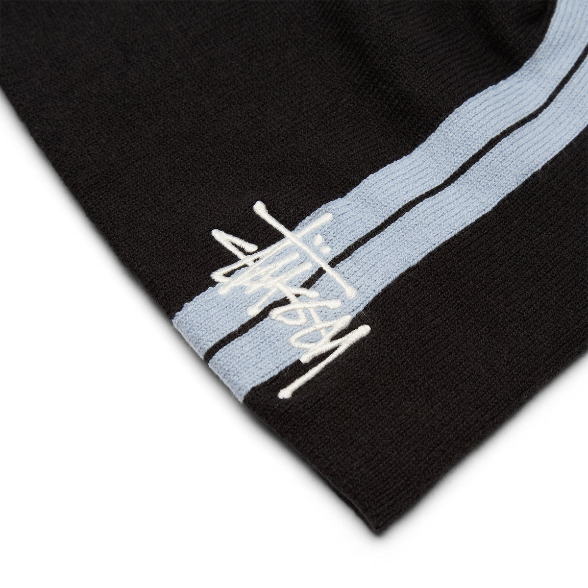 Stussy Double Stripe Skullcap (Black)