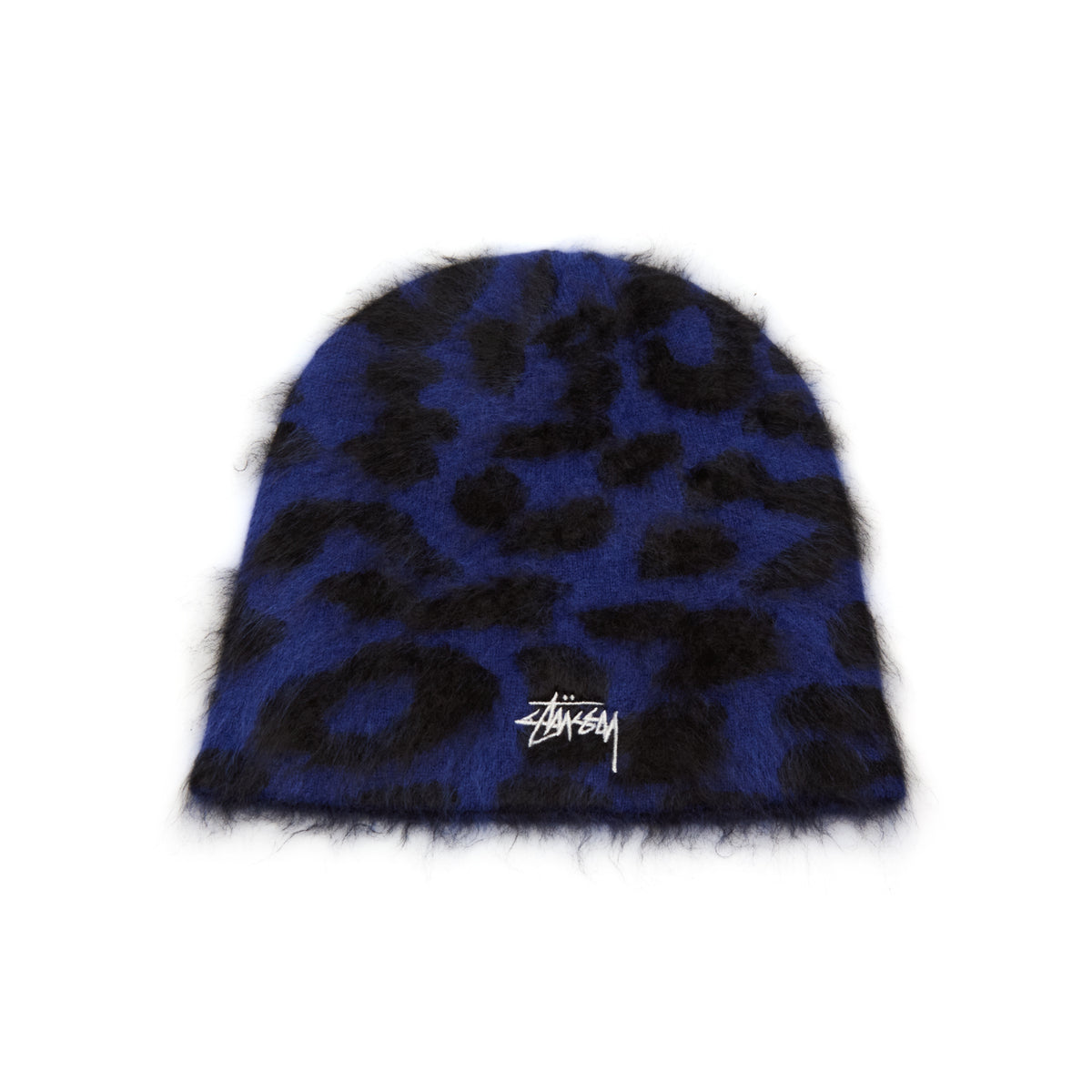 Stussy Cashmere Leopard Skullcap (Royal)