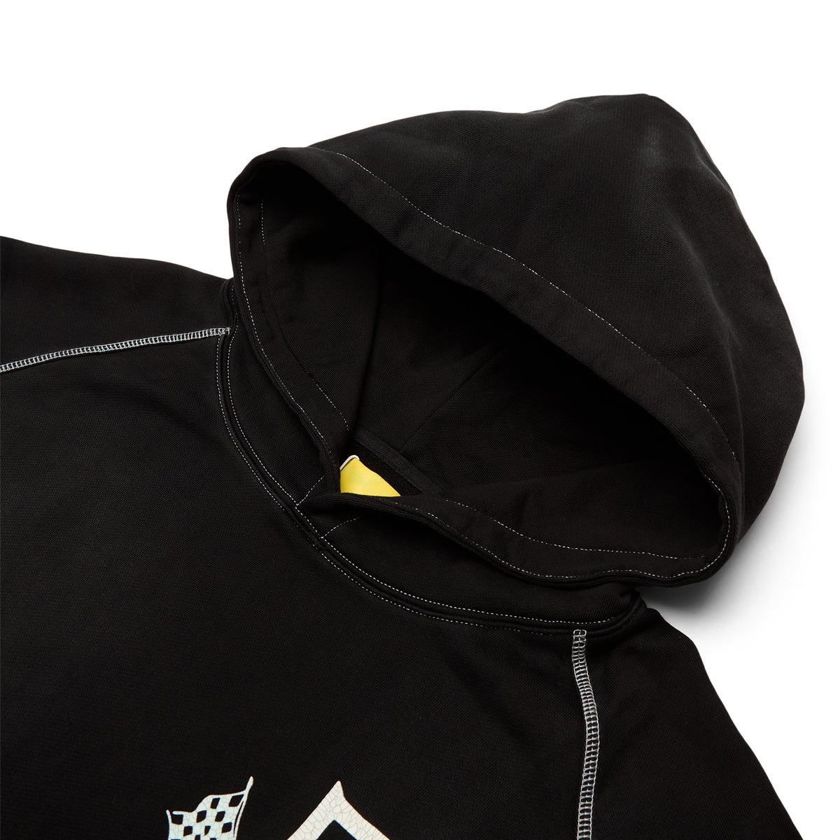 Diet Starts Monday Contrast Stitch Hoodie (Vintage Black)
