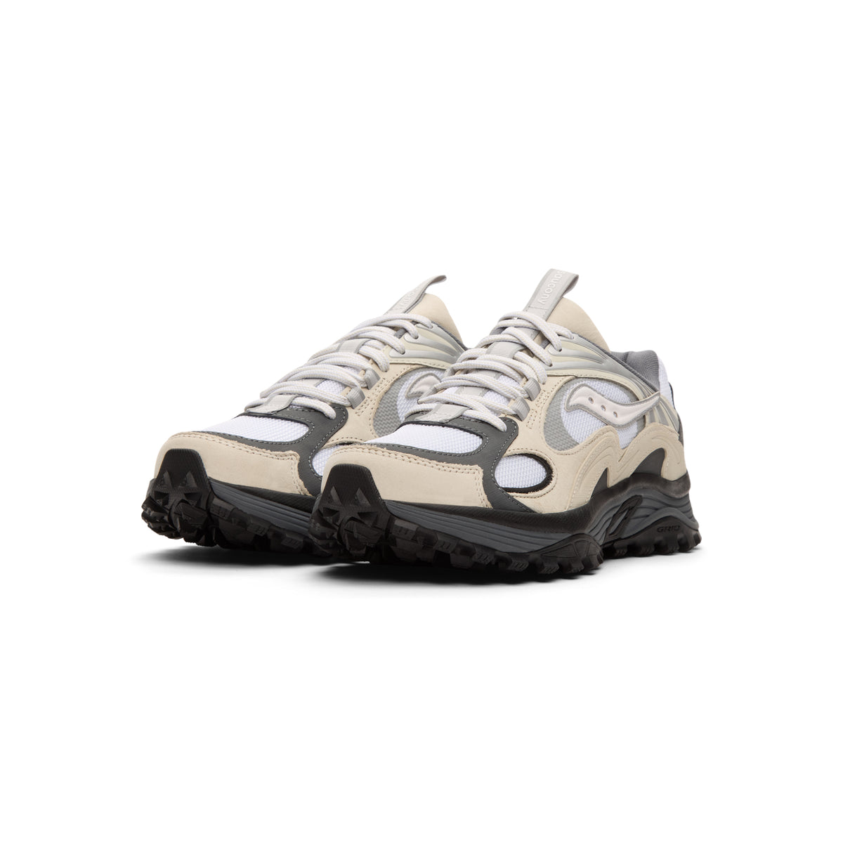 Saucony Grid Aura X (White/Silver)