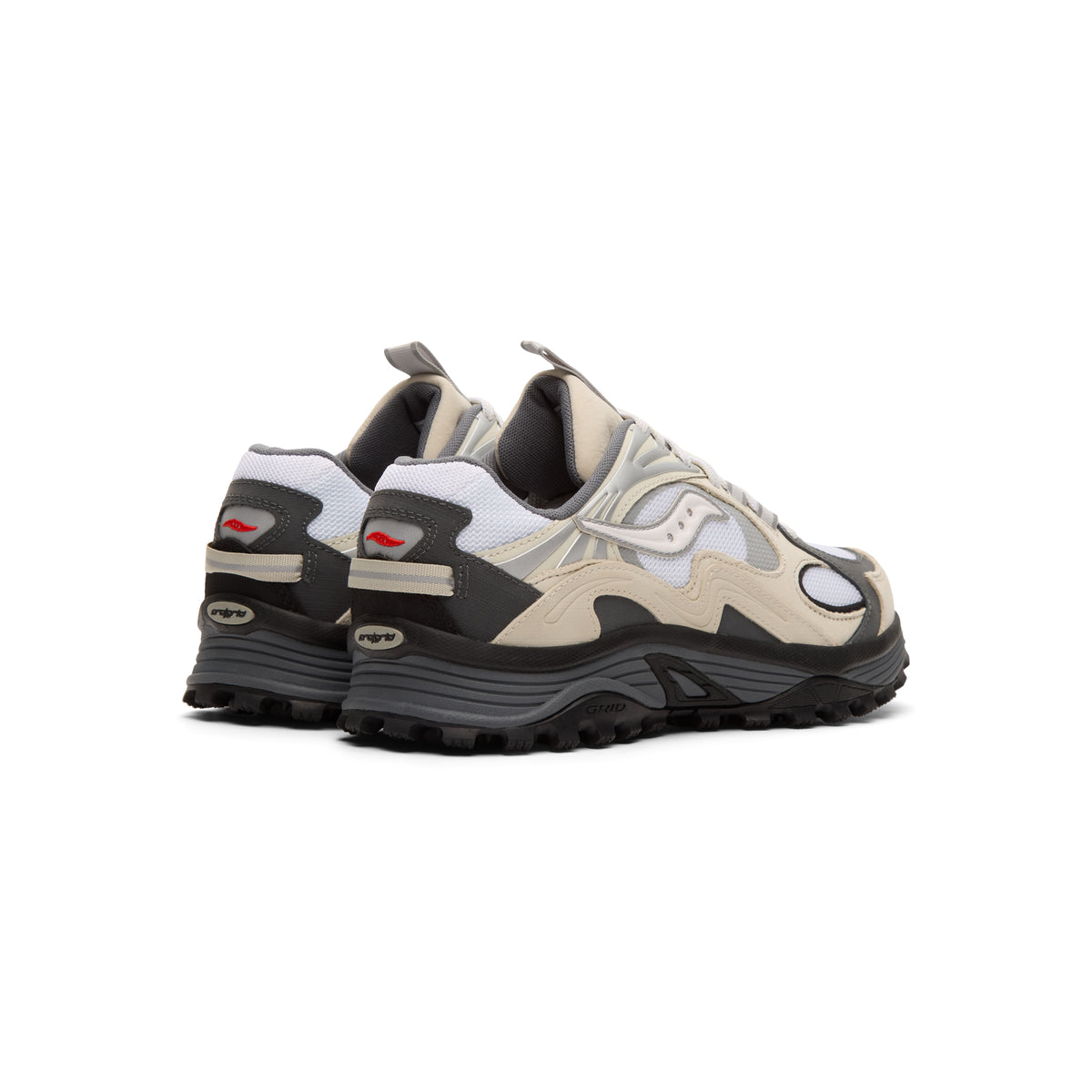 Saucony Grid Aura X (White/Silver)