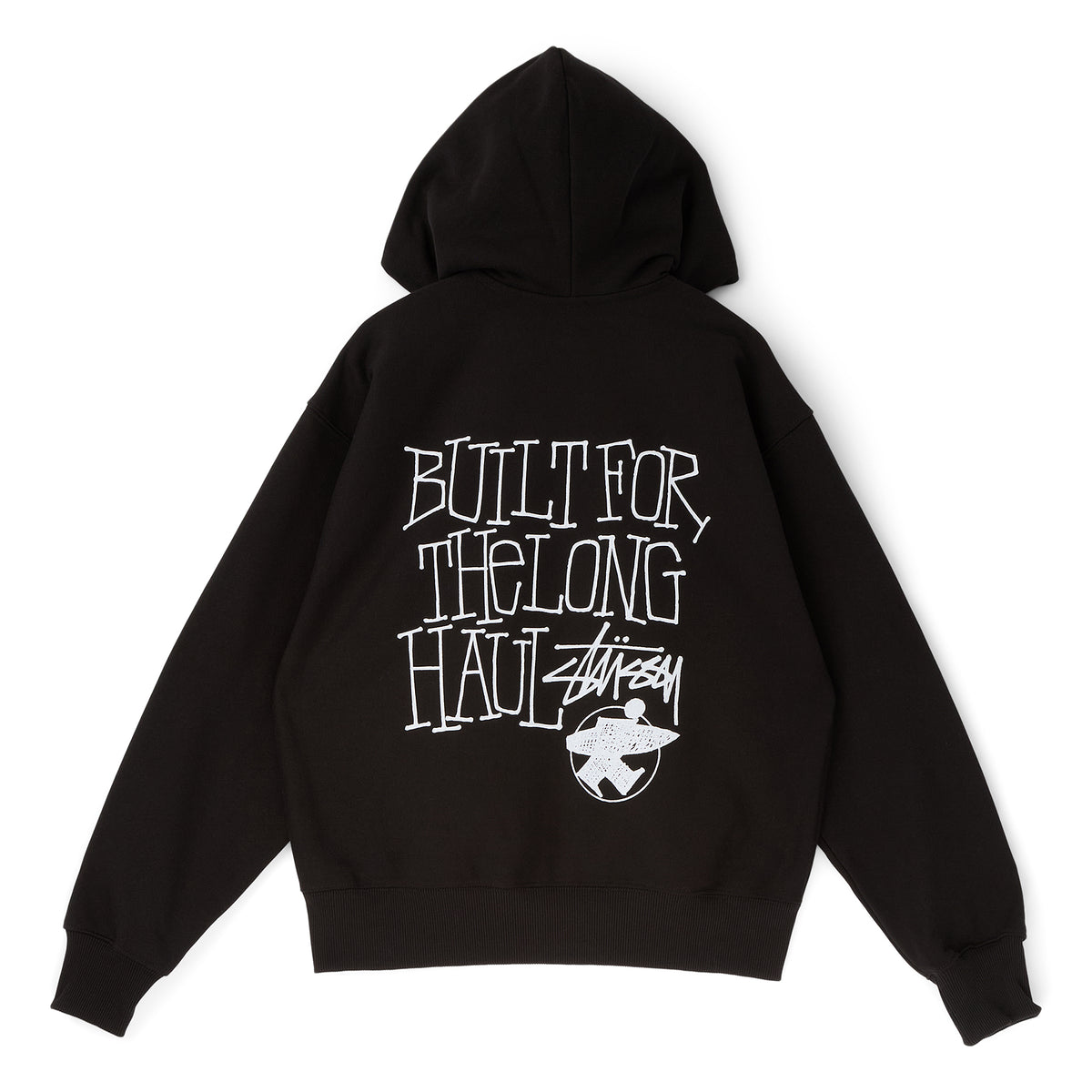 Stussy Long Haul Zip Hood (Black)