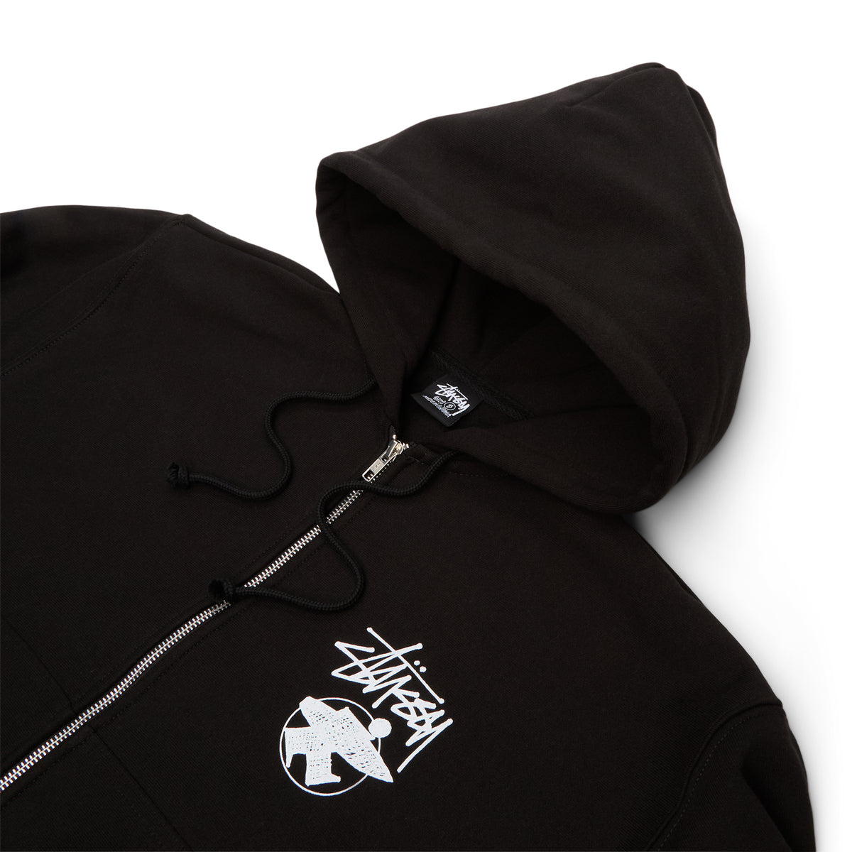 Stussy Long Haul Zip Hood (Black)