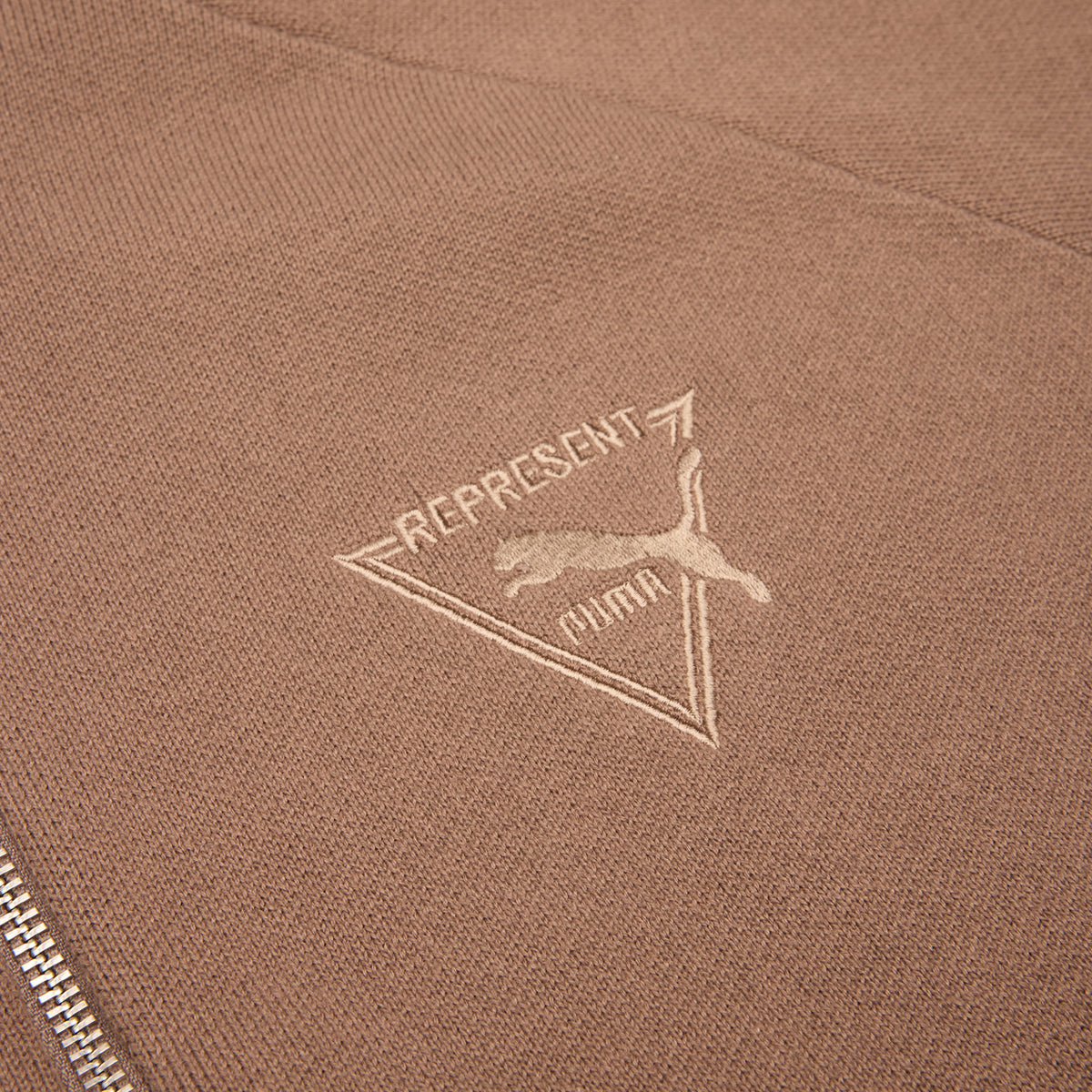 Puma x REPRESENT T7 Knit Jacket (Brown)