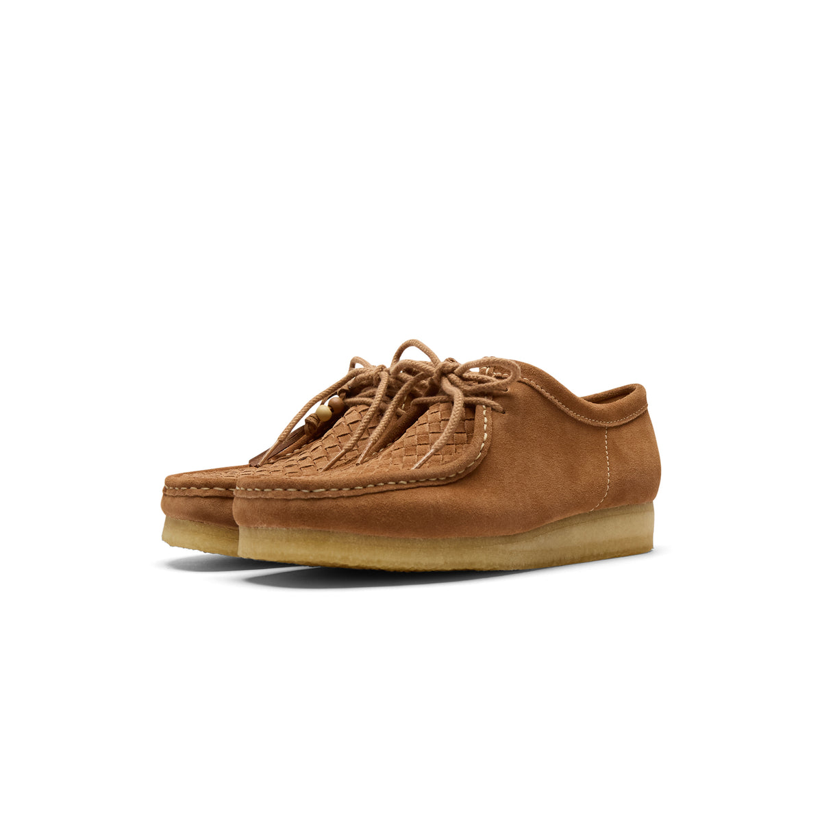 Clarks Wallabee (Tan Weave)