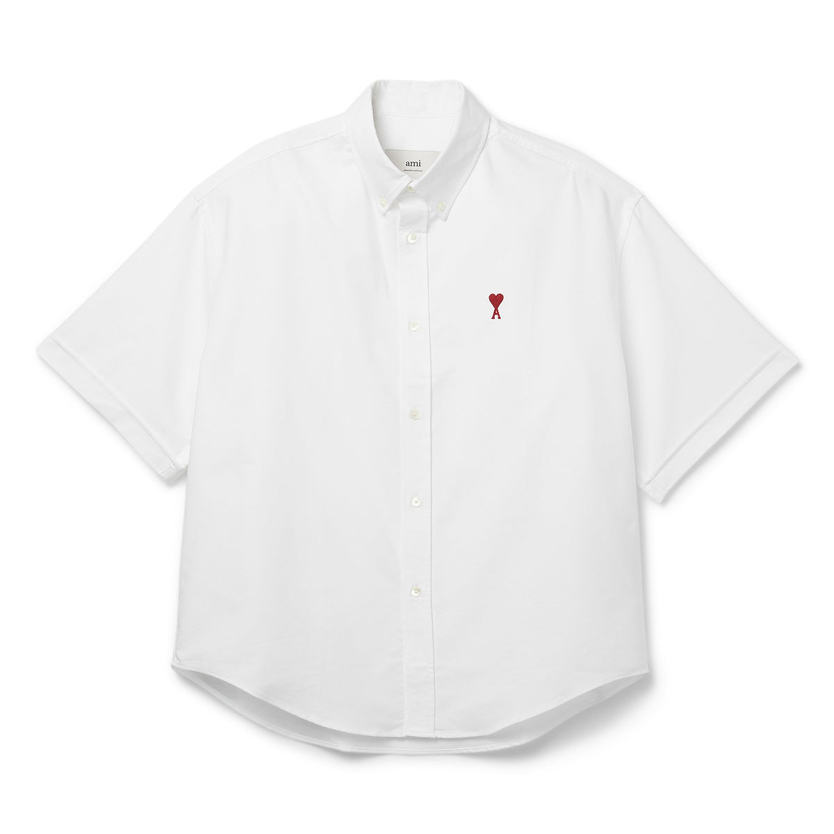 AMI Paris Boxy Fit Shirt (Natural white)