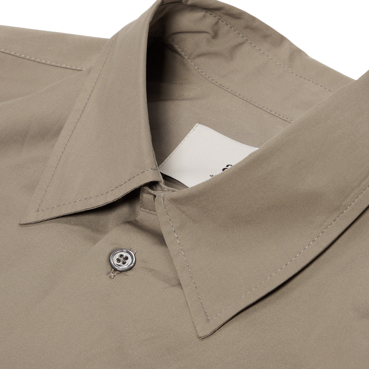 AMI Paris Short Sleeve Boxy Shirt (Ash)