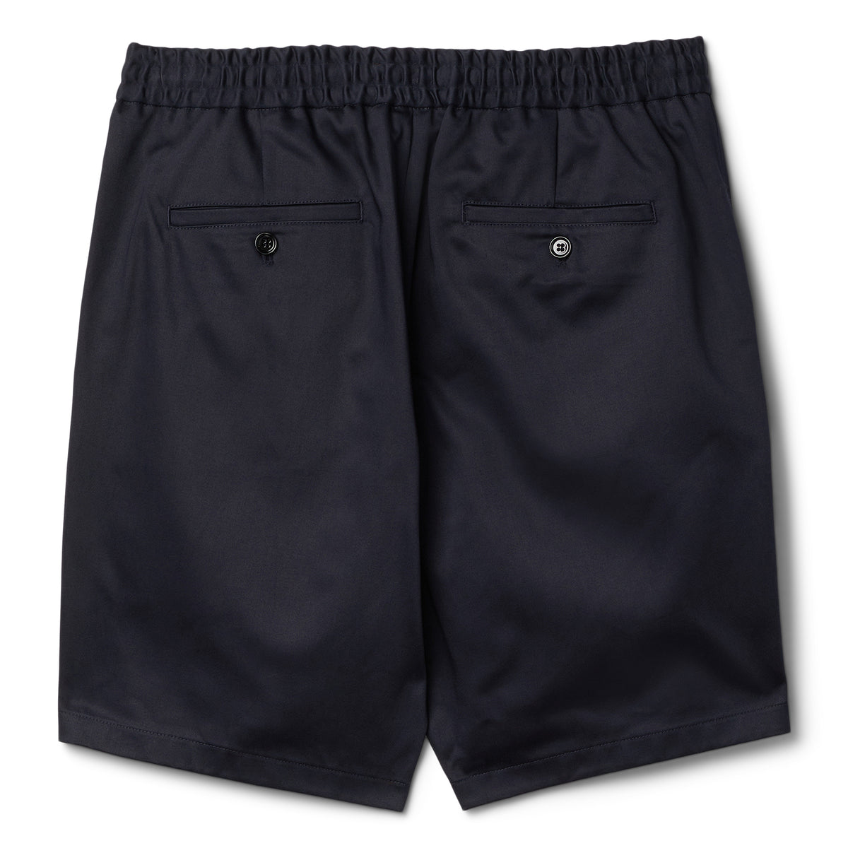 AMI Paris Elasticated Waist Shorts (Navy Blue)