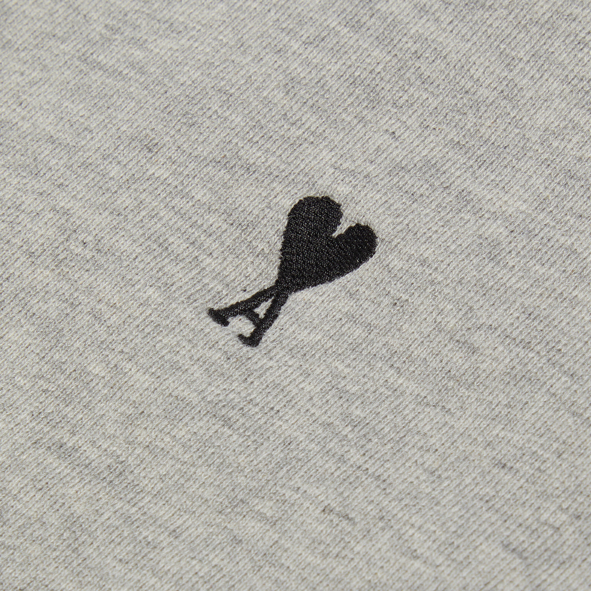 AMI Paris ADC Zip Hoodie (Heather Ash Grey)