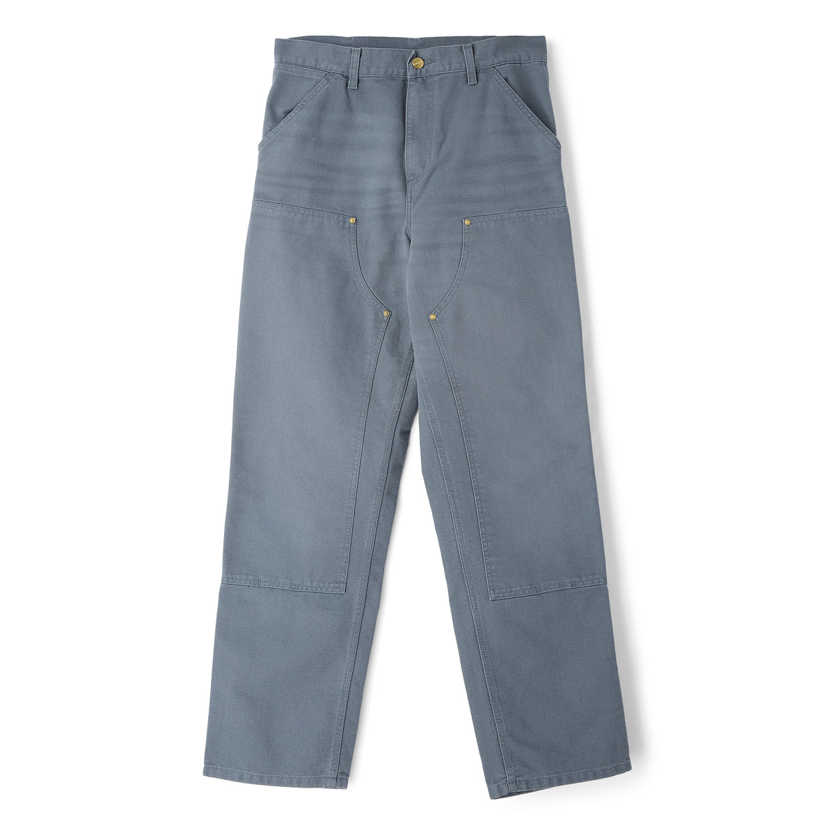 Carhartt WIP Double Knee Pant (Cozy Blue (Stone Canvas))