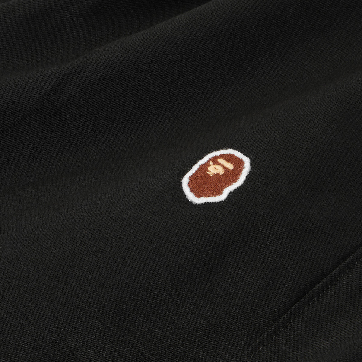 A Bathing Ape Head One Point Chef Pants (Black)